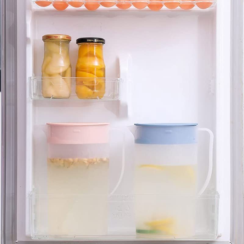 Amazon｜お茶 麦茶 ポット 冷水筒 2リットル 耐熱 洗いやすい スリム